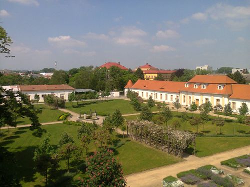Pohled na zahradu